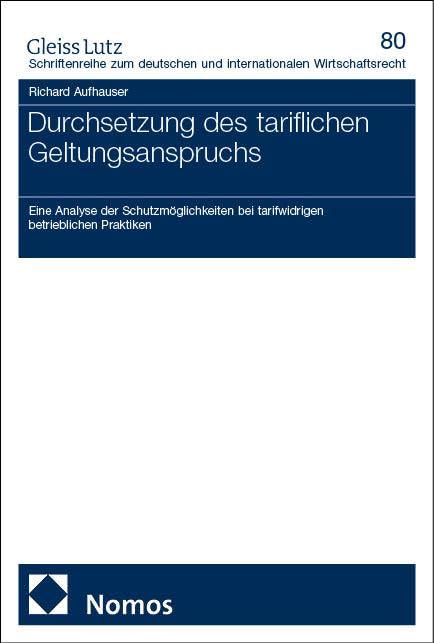 Durchsetzung des tariflichen Geltungsanspruchs Law