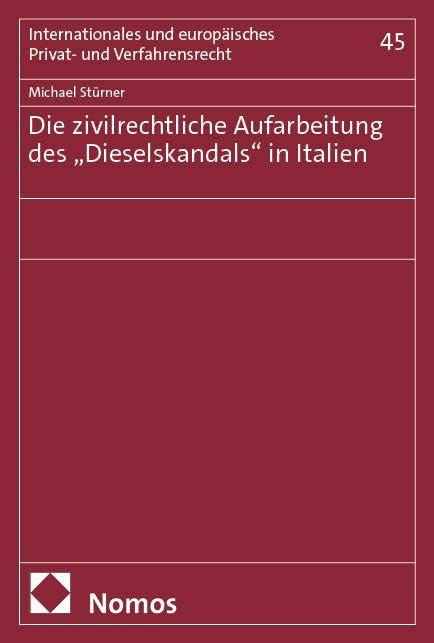 Die zivilrechtliche Aufarbeitung des "Dieselskandals" in Italien Law