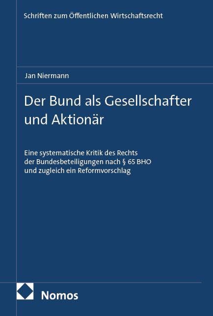 Der Bund als Gesellschafter und Aktionär Law