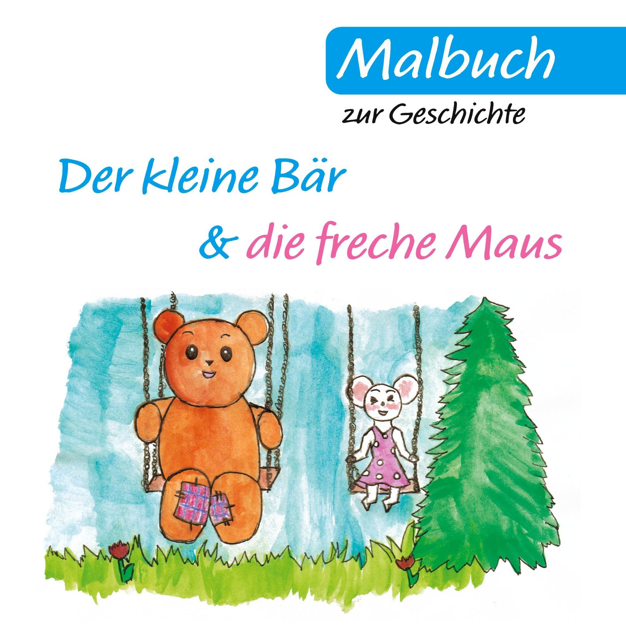 Malbuch zur Geschichte vom kleinen Bären und der frechen Maus Children's books