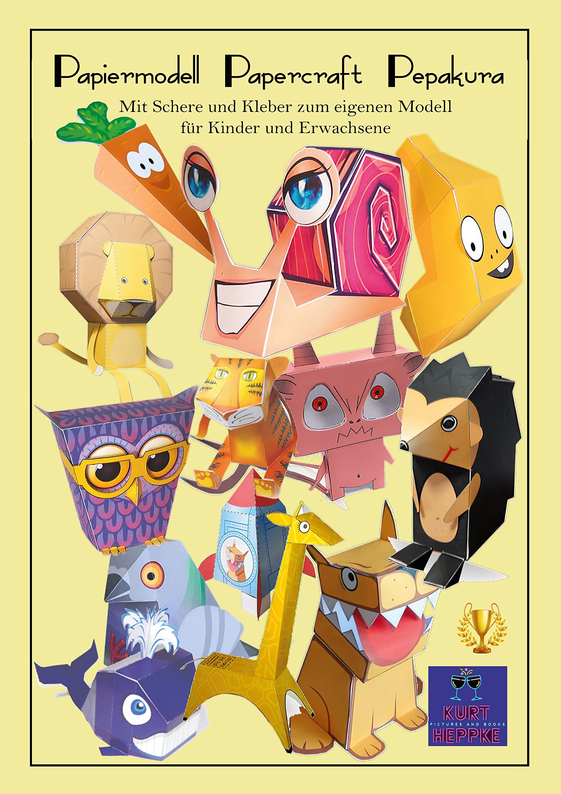Papiermodell Papercraft Pepakura: Mit Schere und Kleber zum eigenen Modell - für Kinder und Erwachsene Hobbies & Crafts