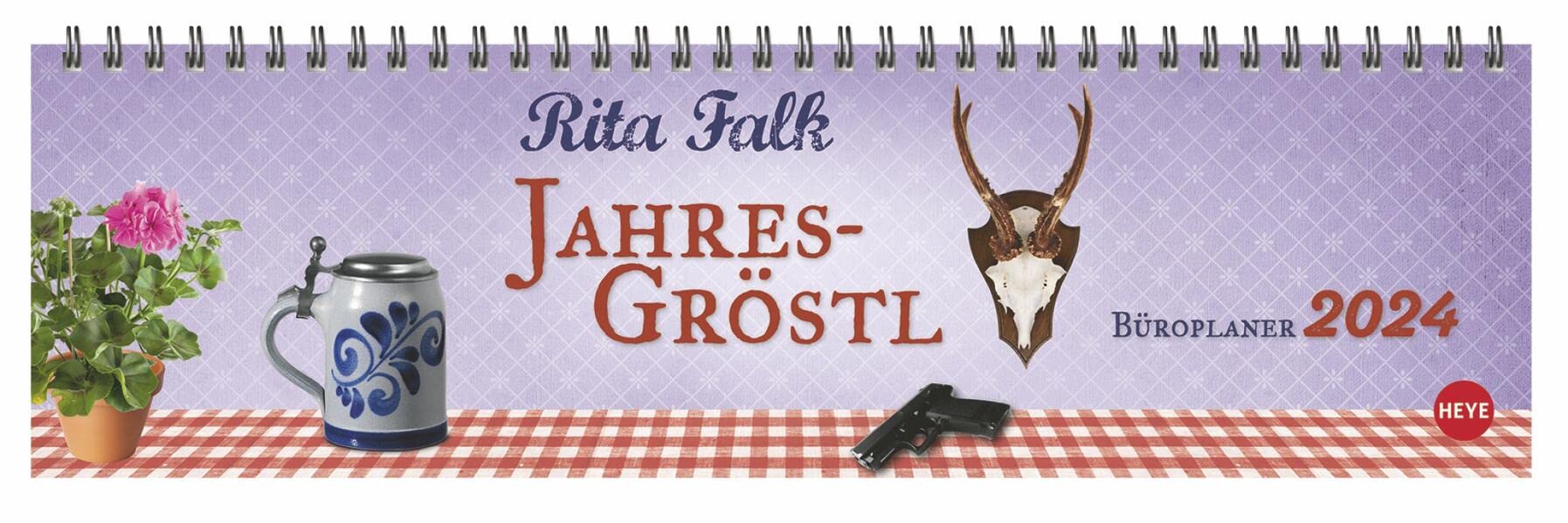 Rita Falk Wochenquerplaner 2024. Der Tischkalender fürs Büro komplett mit Eberhofer-Charme. Jede Woche ein neues Zitat aus den Eberhofer-Krimis in einem praktischen Kalender für den Schreibtisch! book
