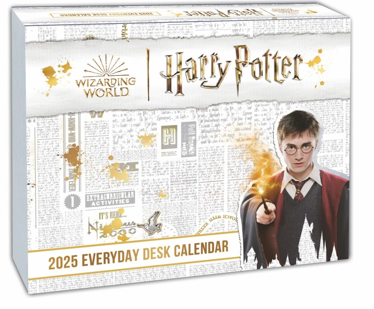 Harry Potter Tagesabreißkalender 2025: Magischer Kalender für jeden Tag mit Zitaten, Bildern und spannenden Details aus der Filmreihe. Tischkalender ... Aufhängen (Kino-Entertainment Kalender Heye) Film, Art & Culture