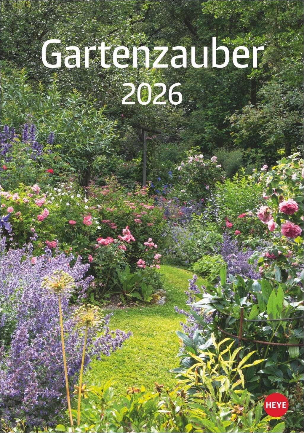 Gartenzauber Kalender 2026: Wandkalender mit 12 prachtvollen Fotos schöner Gärten. Farbenprächtiger Bildkalender für die Wand. Foto-Terminkalender zum Eintragen. Film, Art & Culture