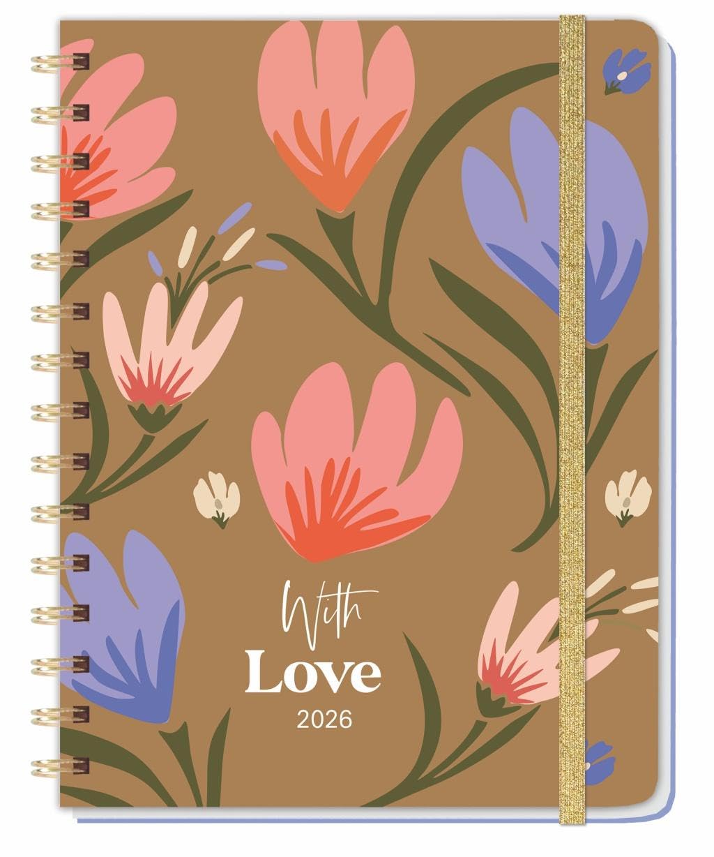 Love Spiral-Kalenderbuch A5 2026: Taschenkalender 2026 mit Spiralbindung und viel Platz für Termine. Praktischer Buch-Kalender für Termine und To-dos. ... und Stickerbögen. (Kalenderbücher Heye) Business, Finance & Career