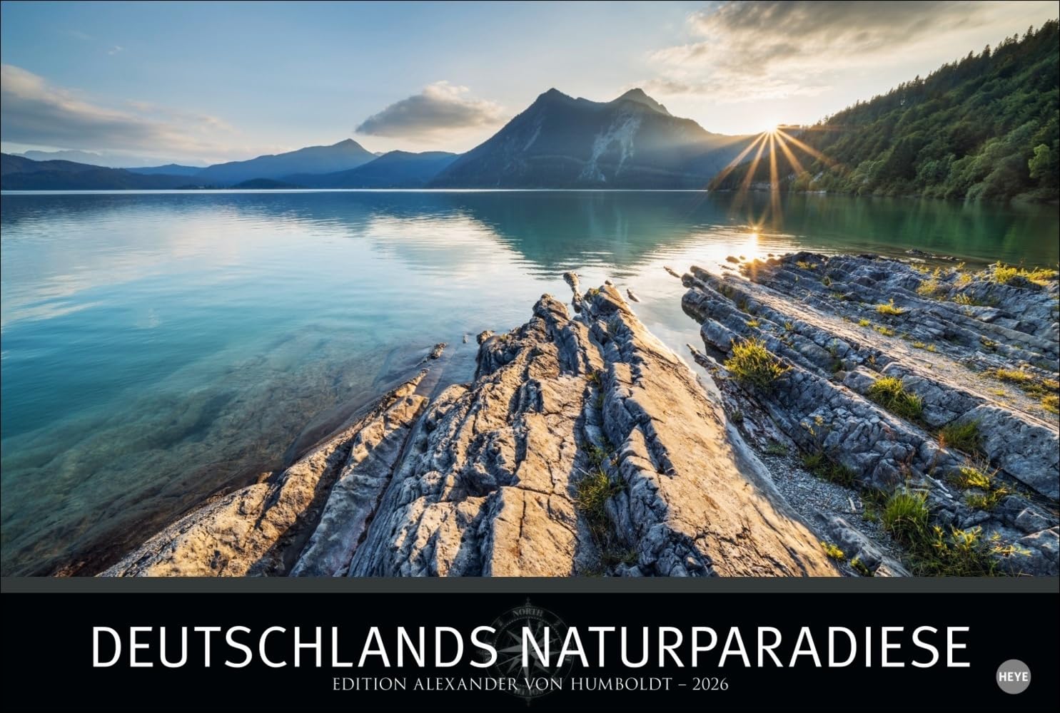 Deutschlands Naturparadiese Kalender 2026: Großer Foto-Wandkalender XL. Landschaften-Kalender 2026 mit atemberaubenden Fotos. 58 x 39 cm Querformat. (Edition Alexander von Humboldt Kalender Heye) Leisure, Home & Garden