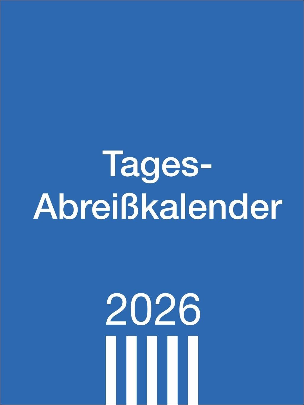 Tagesabreißkalender klein 2026: Praktischer Tischkalender zum Abreißen. Büro-Kalender mit großer Datumsanzeige, Anekdoten und Rätsel. Kleiner Tageskalender zum Aufstellen. (Tagesabreißkalender Heye) Business, Finance & Career