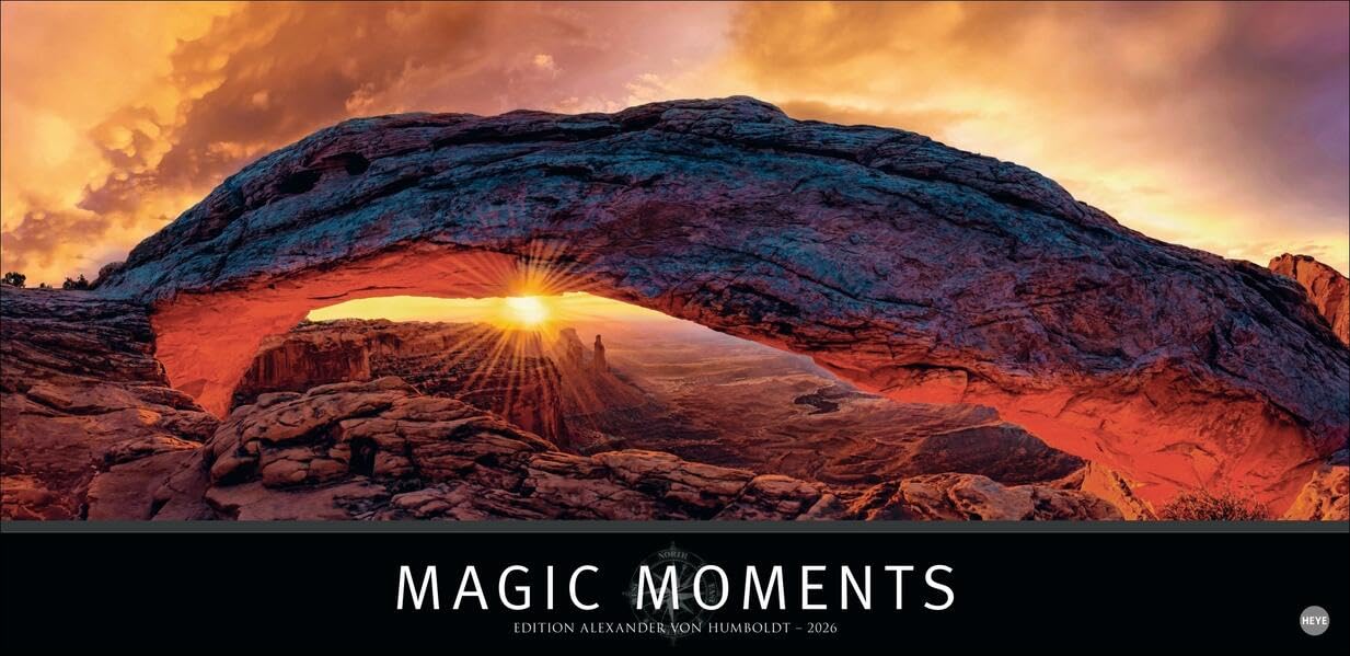 Magic Moments Panoramakalender 2026: Großer Foto-Wandkalender XL. Landschaften-Kalender 2026 mit atemberaubenden Fotos. 68 x 33 cm Querformat. (Edition Alexander von Humboldt Kalender Heye) Leisure, Home & Garden