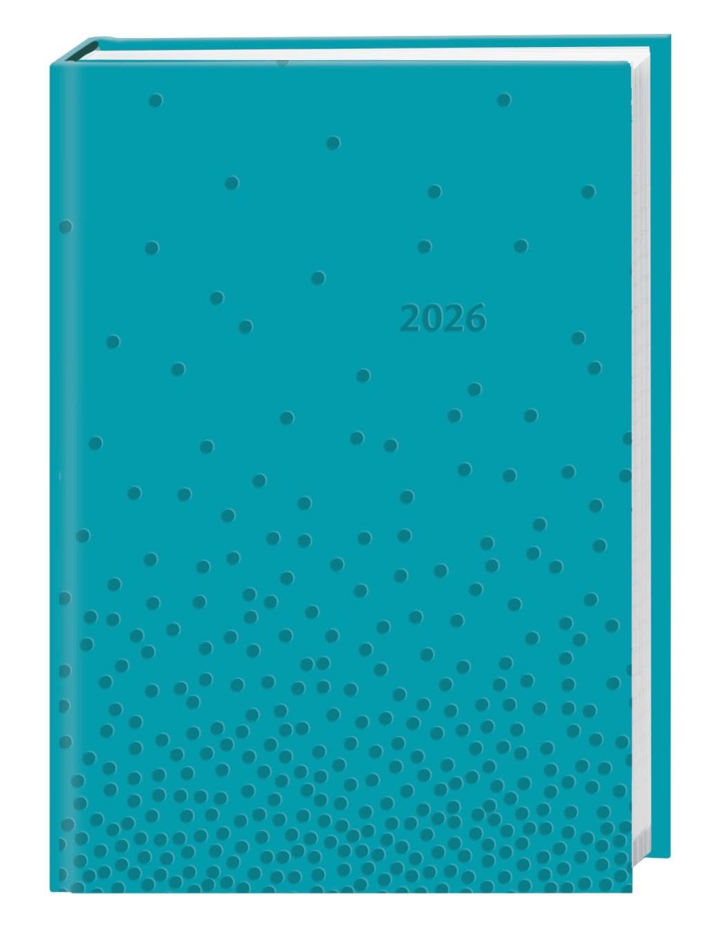 Kalenderbuch A6 blau 2026: Praktischer Planer für den Alltag mit Wochen-Kalendarium. Taschenkalender in leuchtendem Blau mit Platz für Termine und ... Format 11,5 x 16,5 cm (Kalenderbücher Heye) Business, Finance & Career