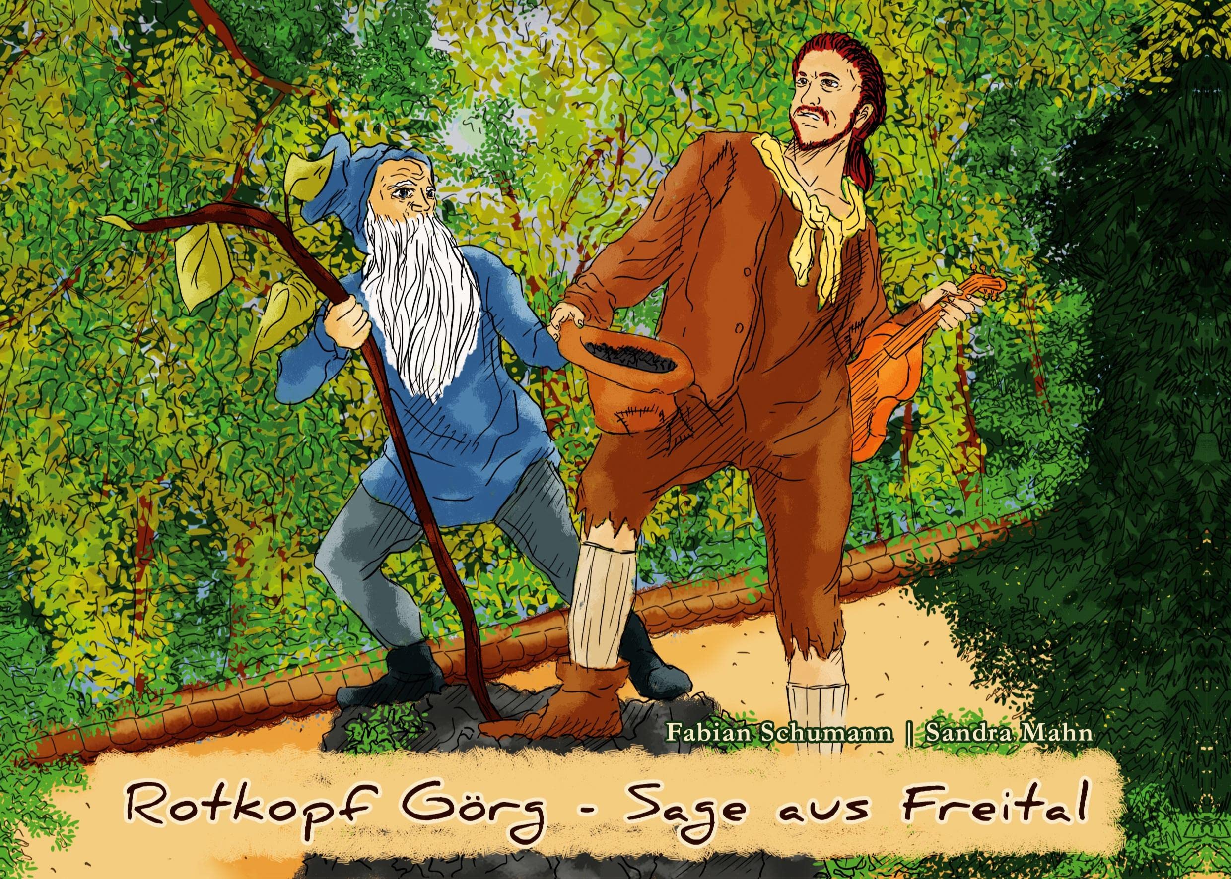 Rotkopf Görg - Sage aus Freital: Der Fiedler von Burgk Fairy Tales & Legends