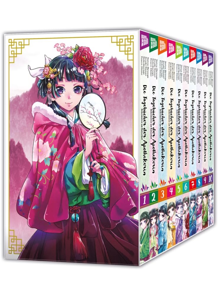 Die Tagebücher der Apothekerin - Geheimnisse am Kaiserhof 1-10 im Schuber Manga