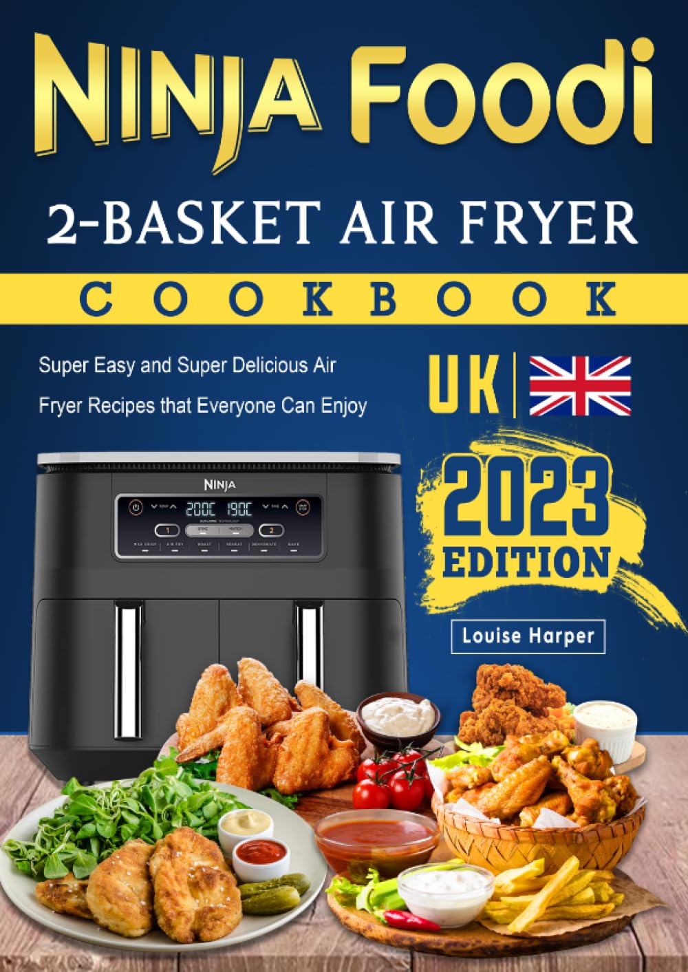 Ninja Foodi 2-Basket Air Fryer Cookbook UK 2023: DE Leisure, Home & Garden
