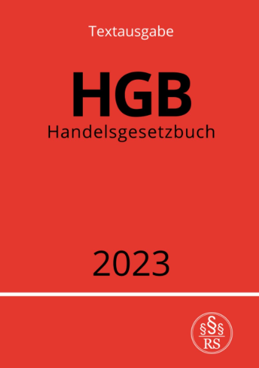Handelsgesetzbuch - HGB 2023 Law