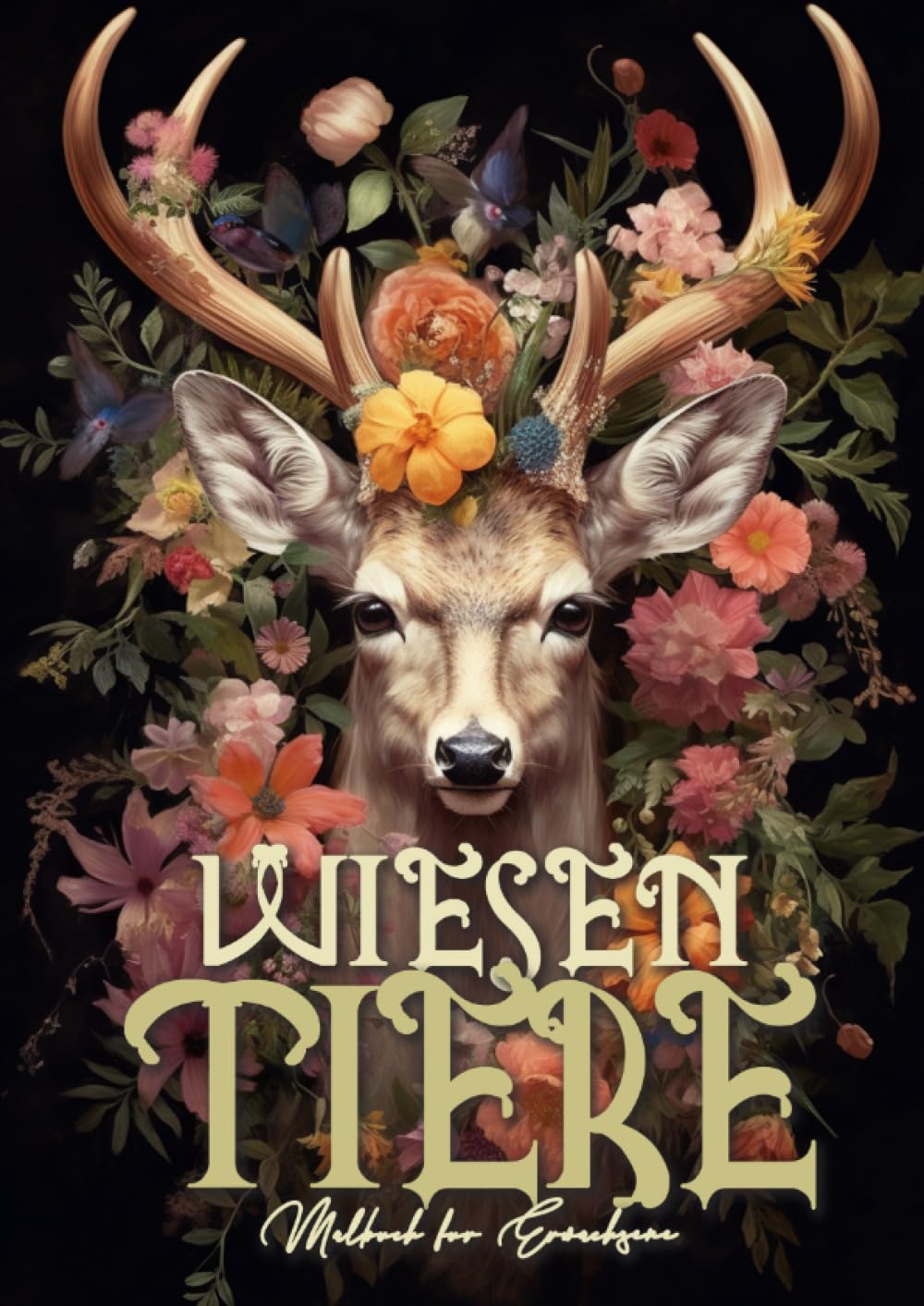 Wiesentiere Blumen und Tiere Graustufen Malbuch für Erwachsene: | Blumen Tiere Ausmalbuch | Graustufen Malbuch Tiere | Blumen Graustufen Ausmalbuch ... Tiere | Blumen Graustufen Ausmalbuch 64 S.DE Hobbies & Crafts