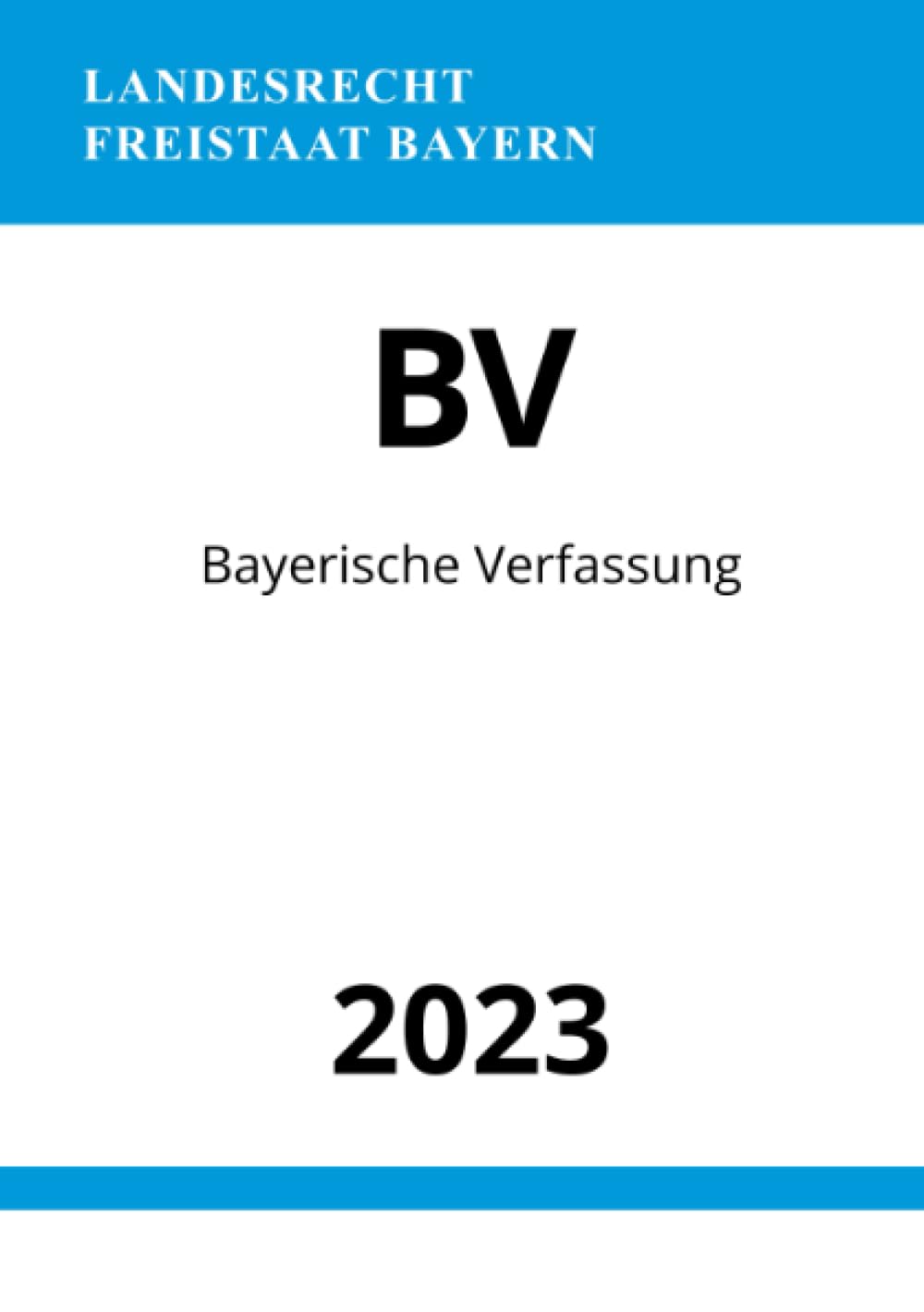 Product Image: Bayerische Verfassung - BV 2023: DE