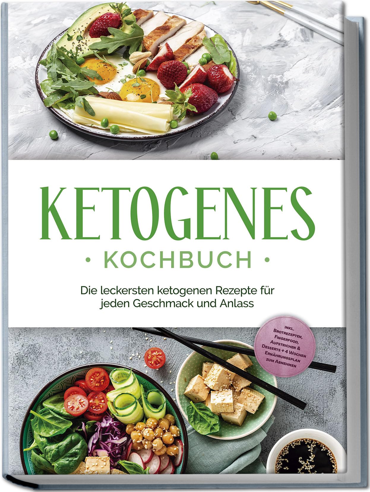 Ketogenes Kochbuch: Die leckersten ketogenen Rezepte für jeden Geschmack und Anlass - inkl. Brotrezepten, Fingerfood, Aufstrichen & Desserts + 4 Wochen Ernährungsplan zum Abnehmen Leisure, Home & Garden