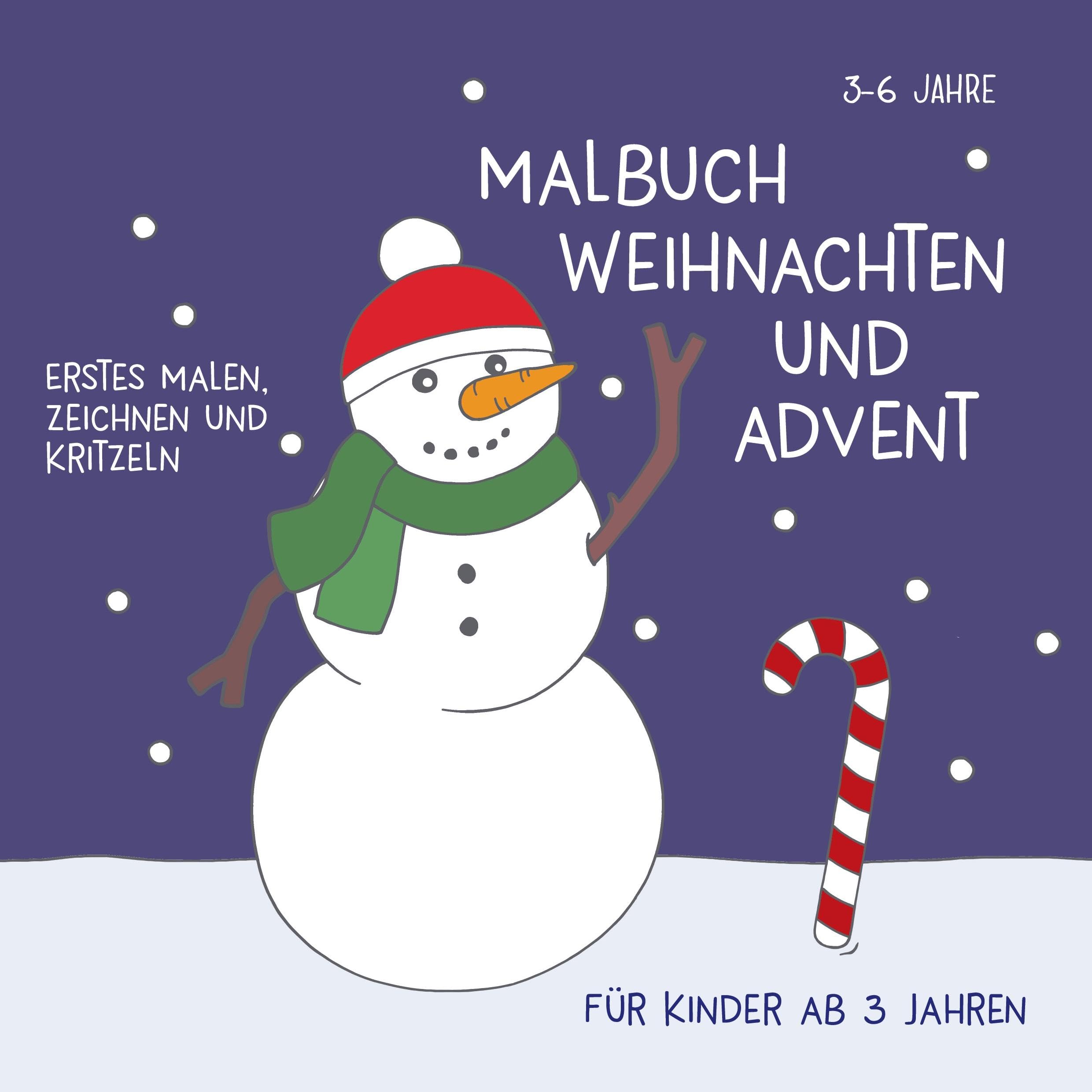 Malbuch Weihnachten & Advent für Kinder ab 3 Jahren Children's books