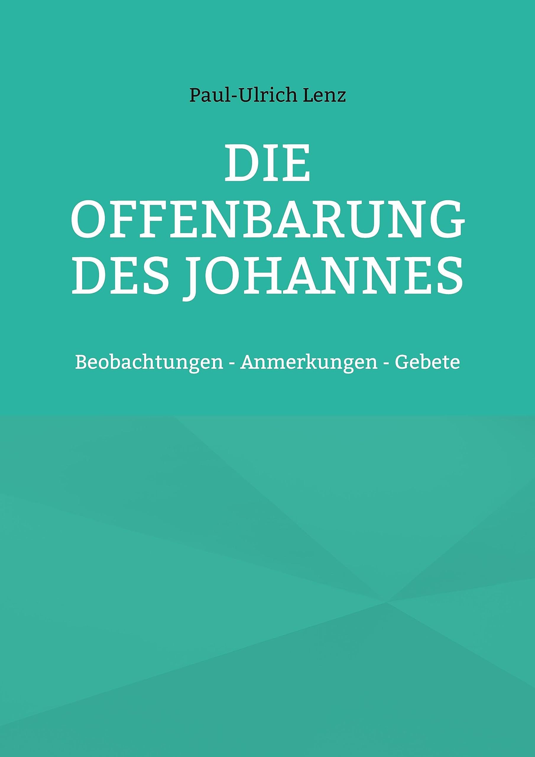 Die Offenbarung des Johannes: Beobachtungen - Anmerkungen - Gebete (Texte zu den Büchern der Bibel) Religion & Esotericism