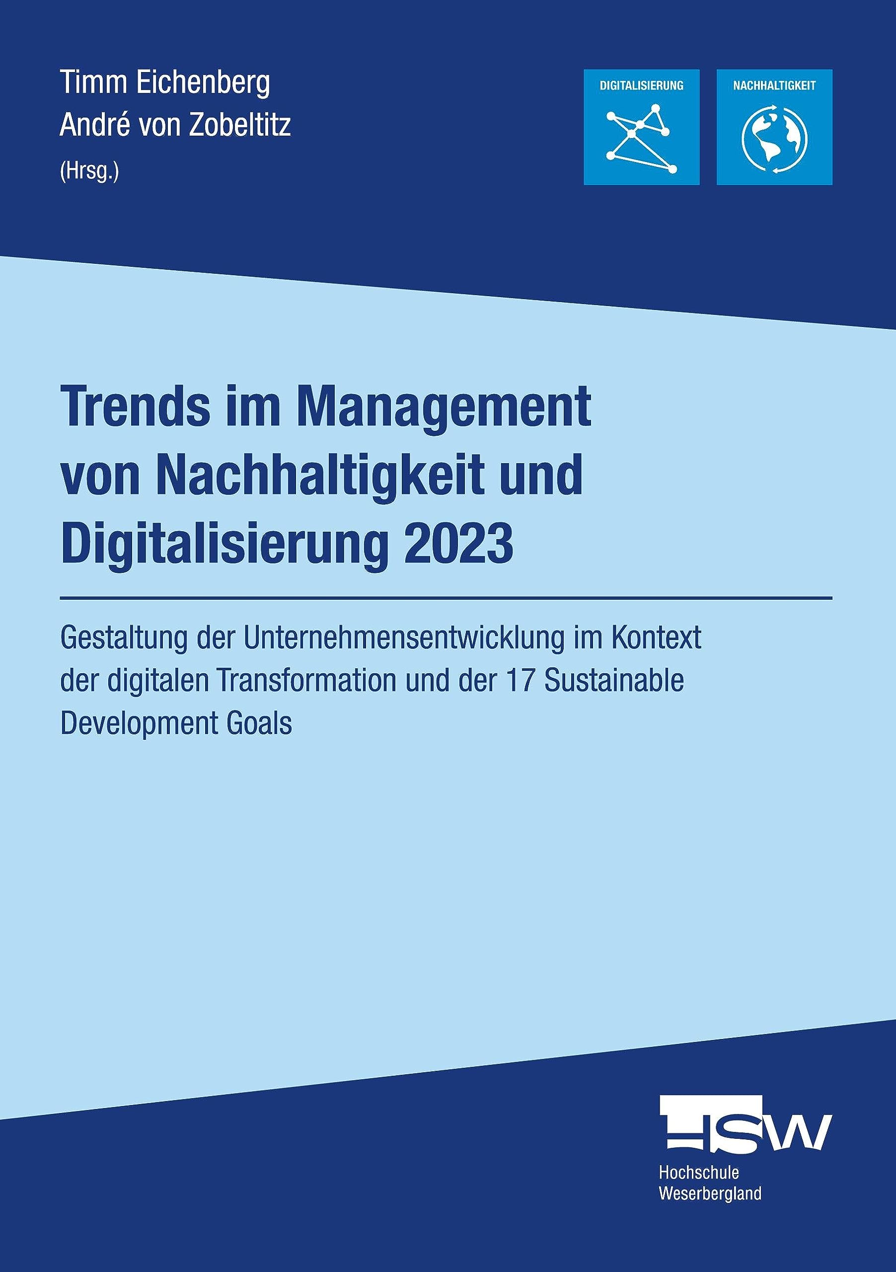 Trends im Management von Nachhaltigkeit und Digitalisierung 2023 book