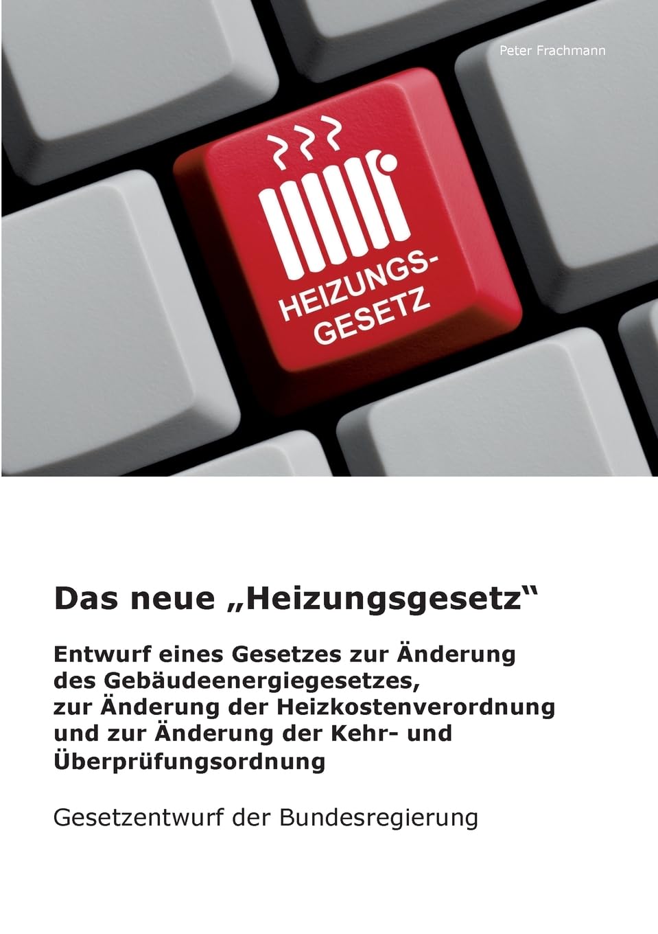 Das neue Heizungsgesetz: Gesetzentwurf zur Änderung des Gebäudeenergiegesetzes Law