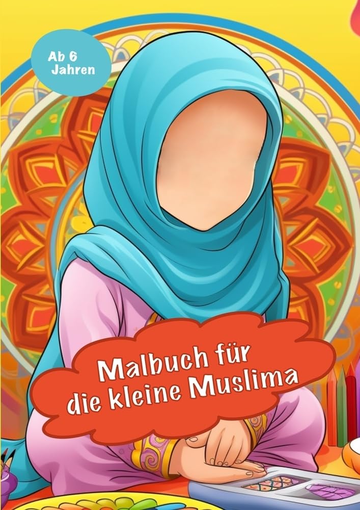 Malbuch für die kleine Muslima Children's books