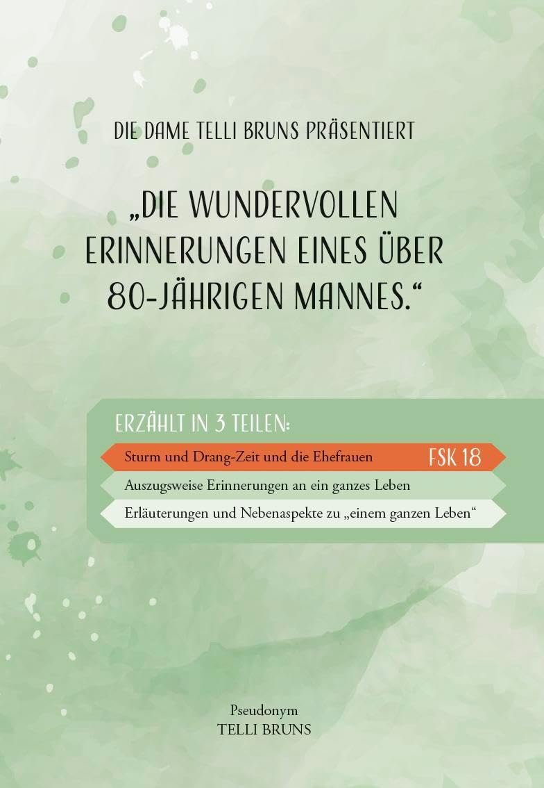Die wundervollen Erinnerungen eines über 80-jährigen Mannes. Personalities
