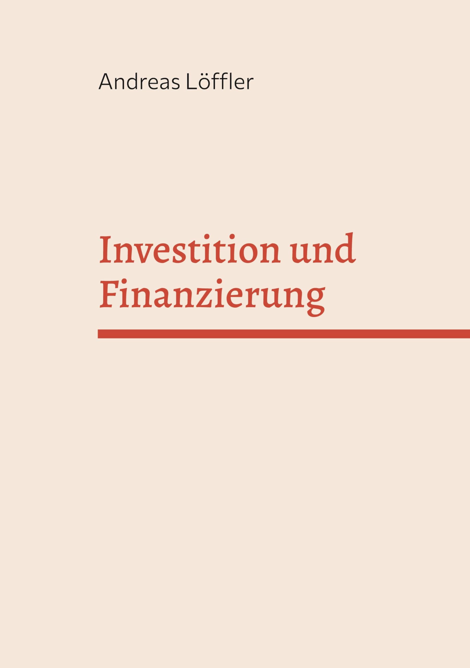 Investition und Finanzierung Law