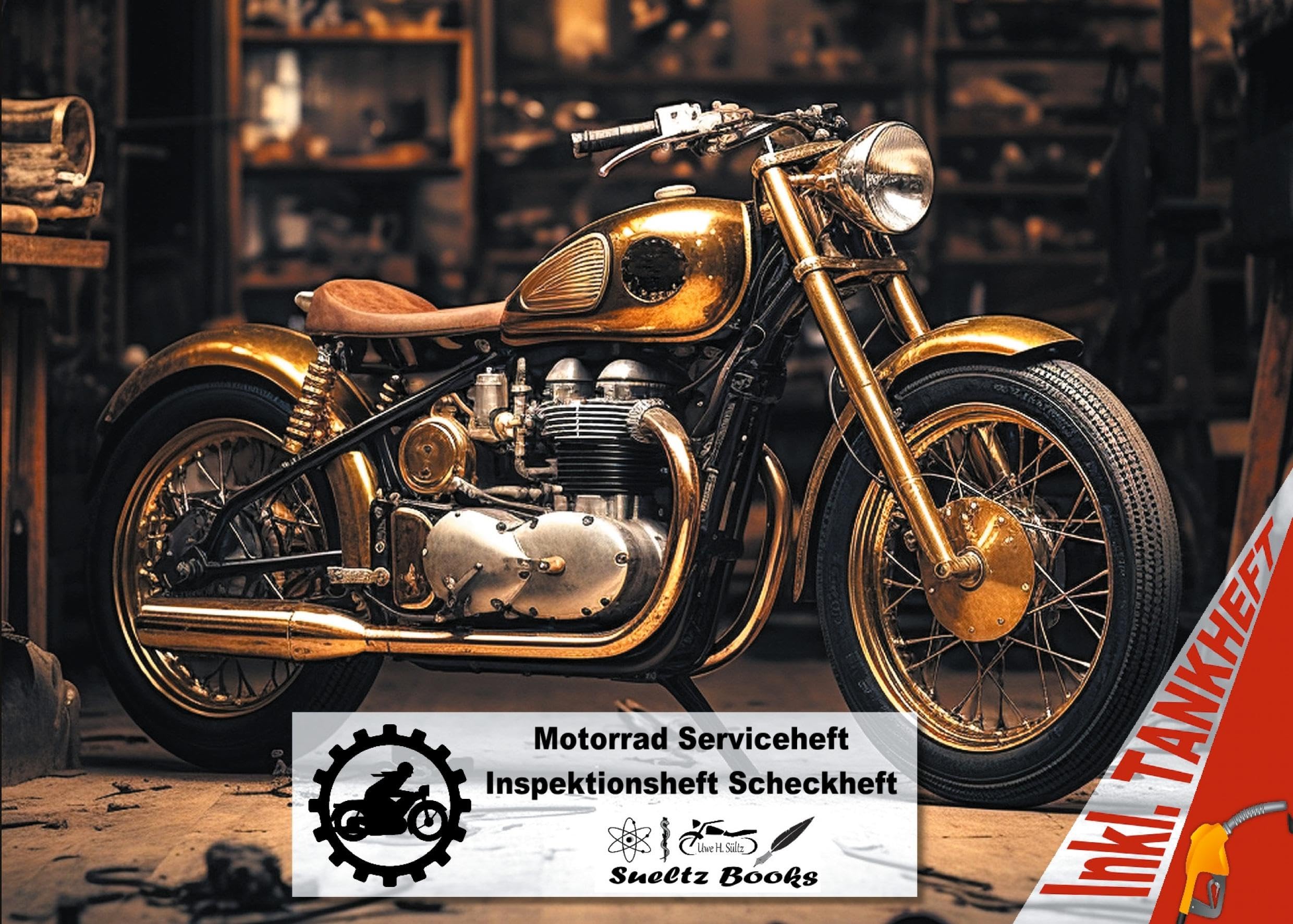 Motorrad Serviceheft Inspektionsheft Scheckheft inkl. Tankheft Leisure, Home & Garden