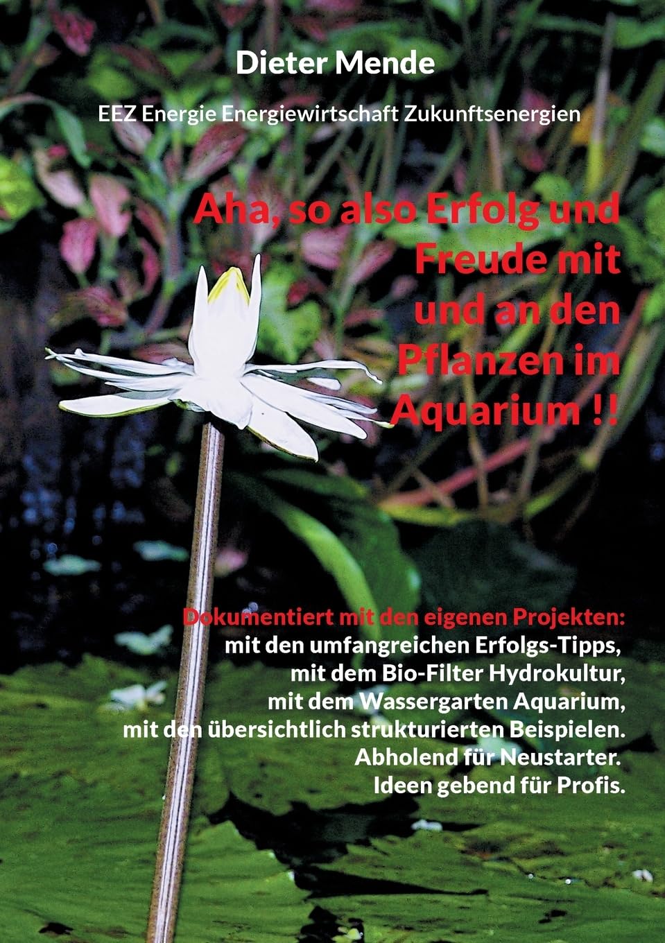 Aha, so also Erfolg und Freude mit und an den Pflanzen im Aquarium !!: Dokumentiert mit den eigenen Projekten Pets