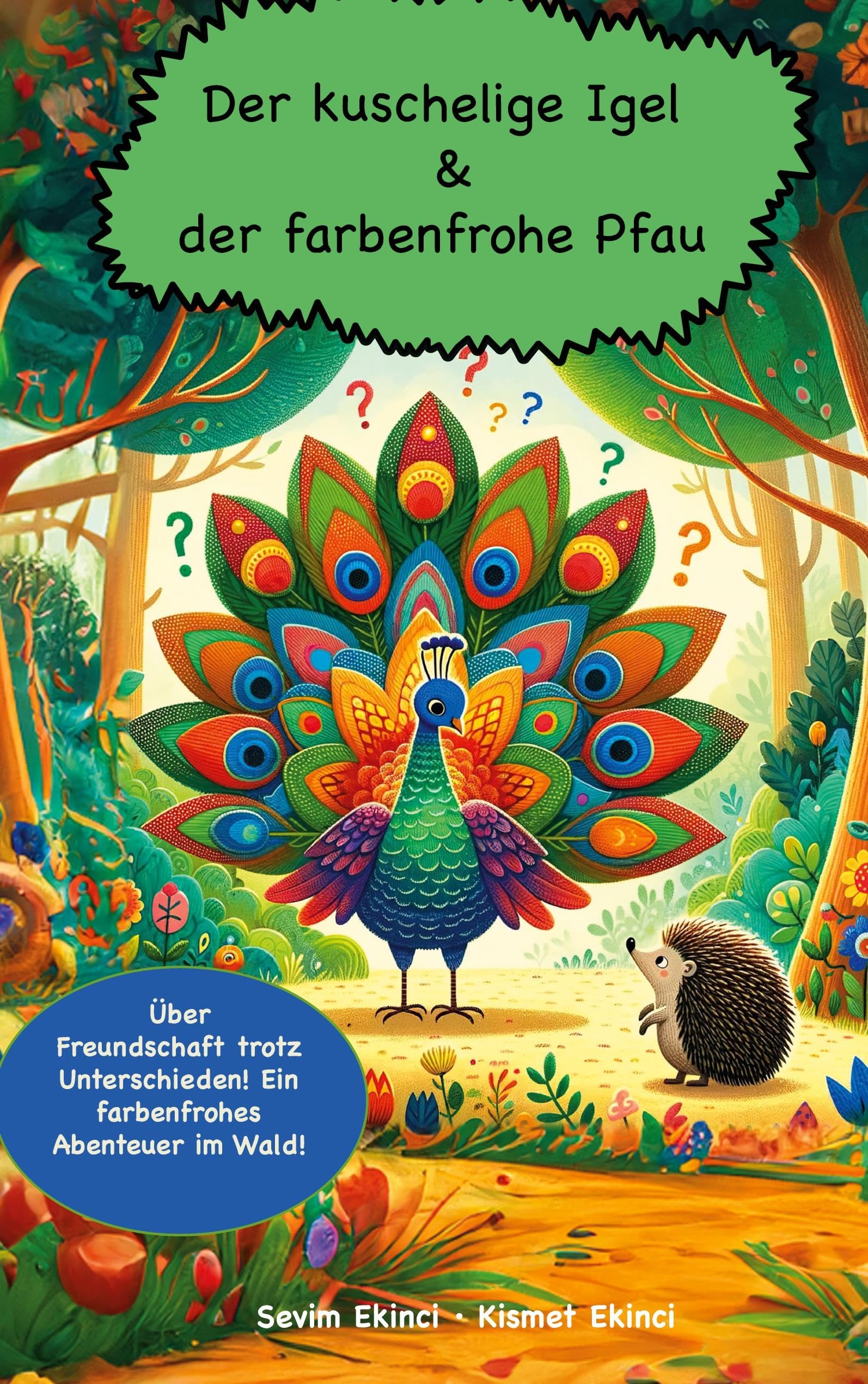 Der kuschelige Igel und der farbenfrohe Pfau Children's books