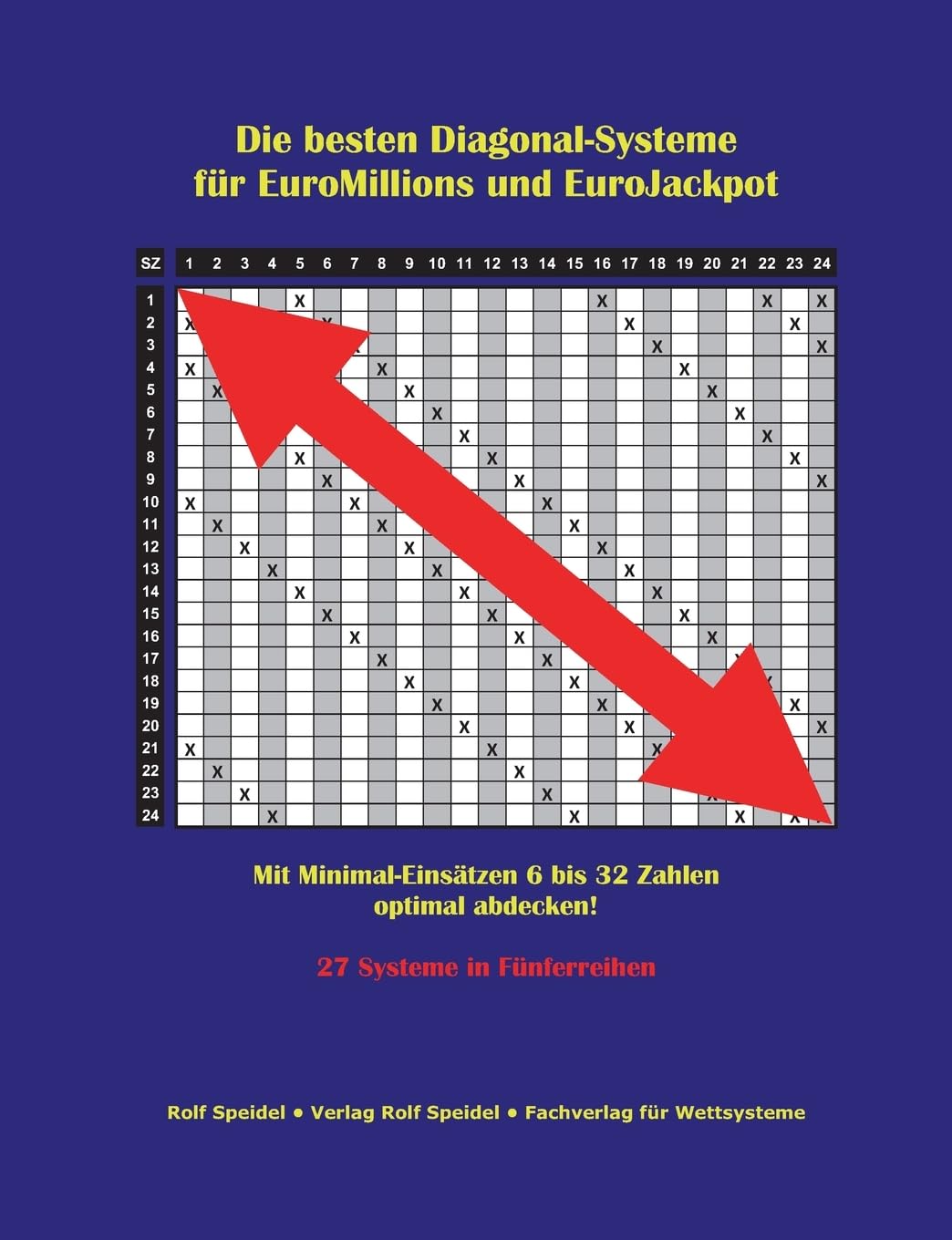 Die besten Diagonal-Systeme für EuroMillions und EuroJackpot: Mit Minimal-Einsätzen 6 bis 32 Zahlen optimal abdecken! Leisure & Fun