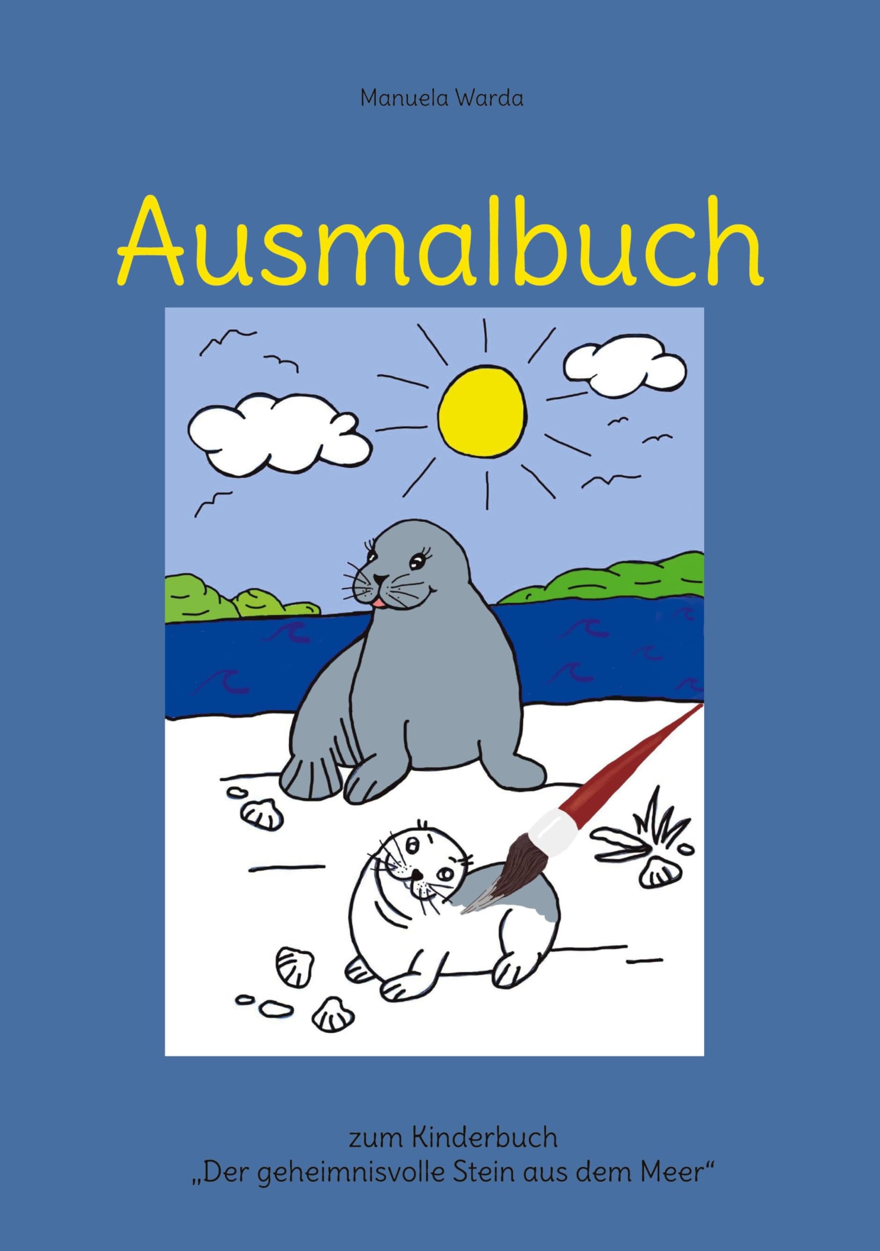 Ausmalbuch: Der geheimnisvolle Stein aus dem Meer Children's books