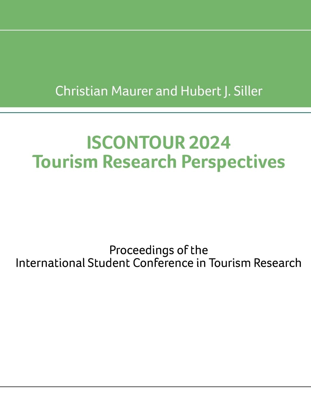 ISCONTOUR 2024 Tourism Research Perspectives book