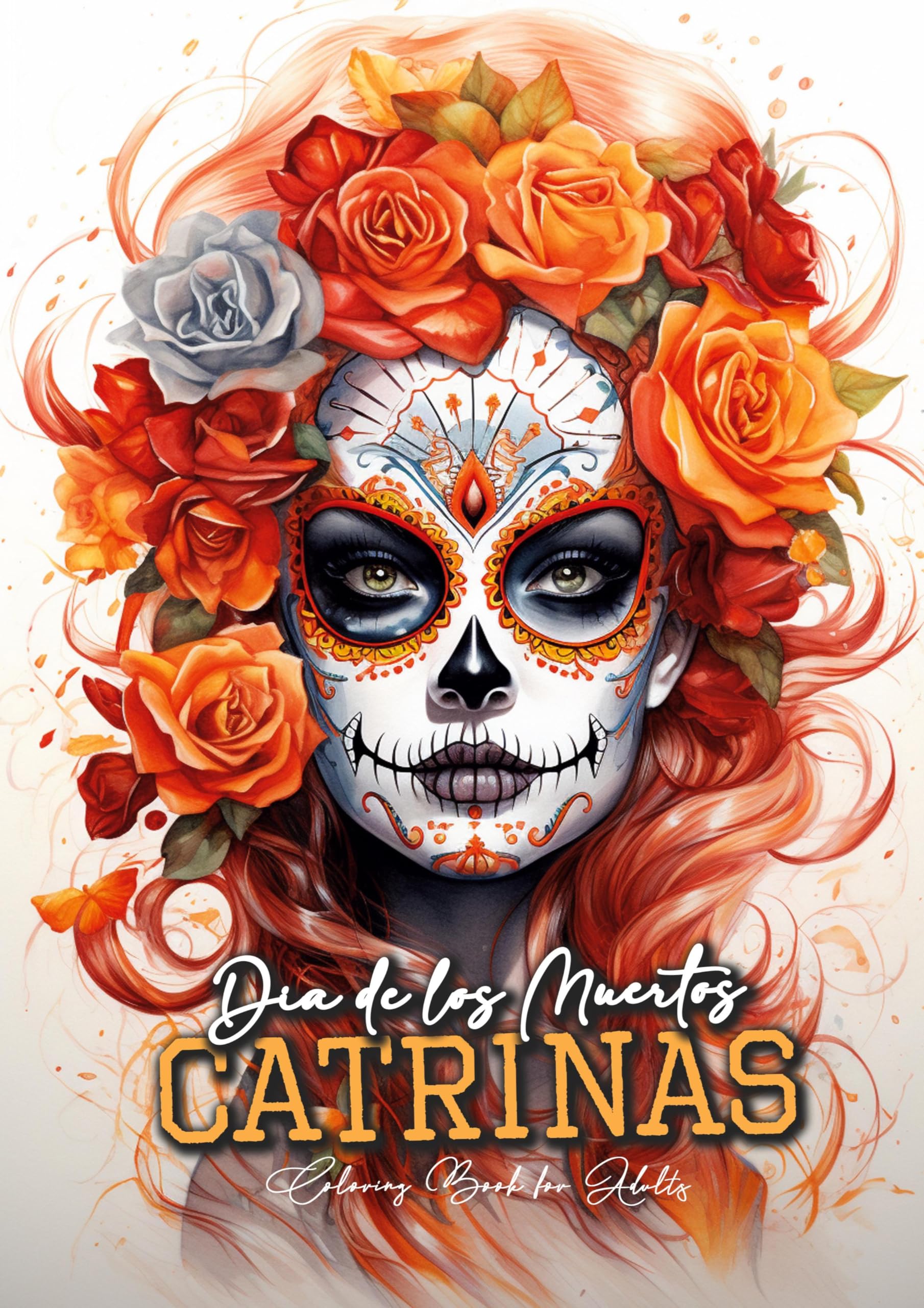 Dia de los Muertos Catrinas Coloring Book for Adults Horror & Mystery