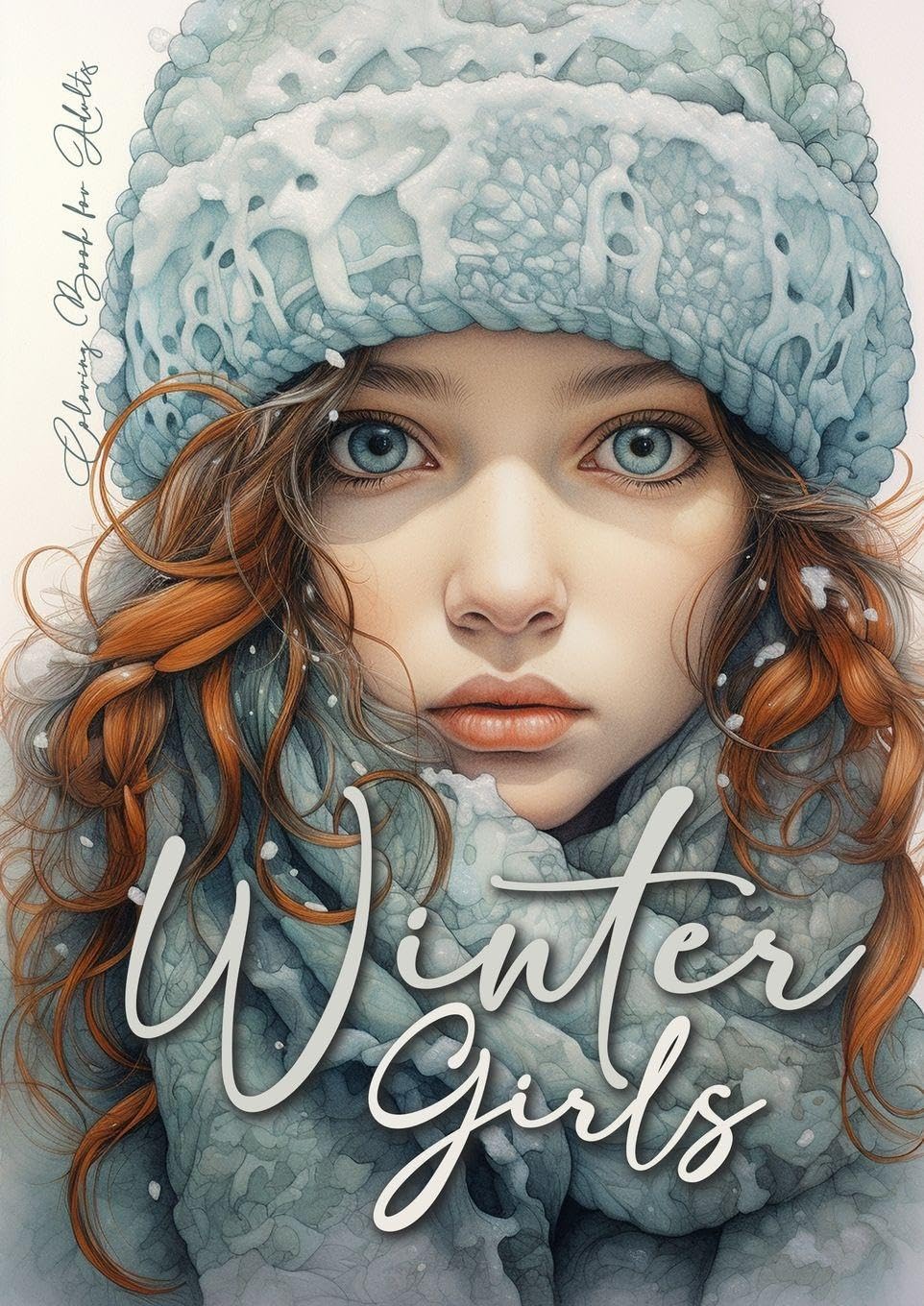 Winter Girls Coloring Book for Adults Film, Art & Culture