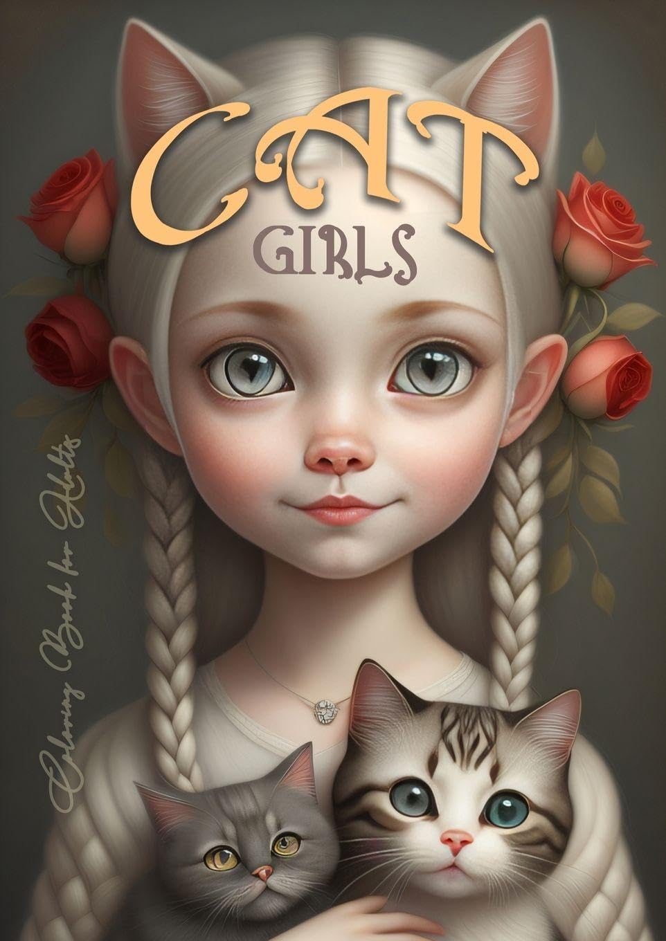 Cat Girls Coloring Book for Adults Hobbies & Crafts