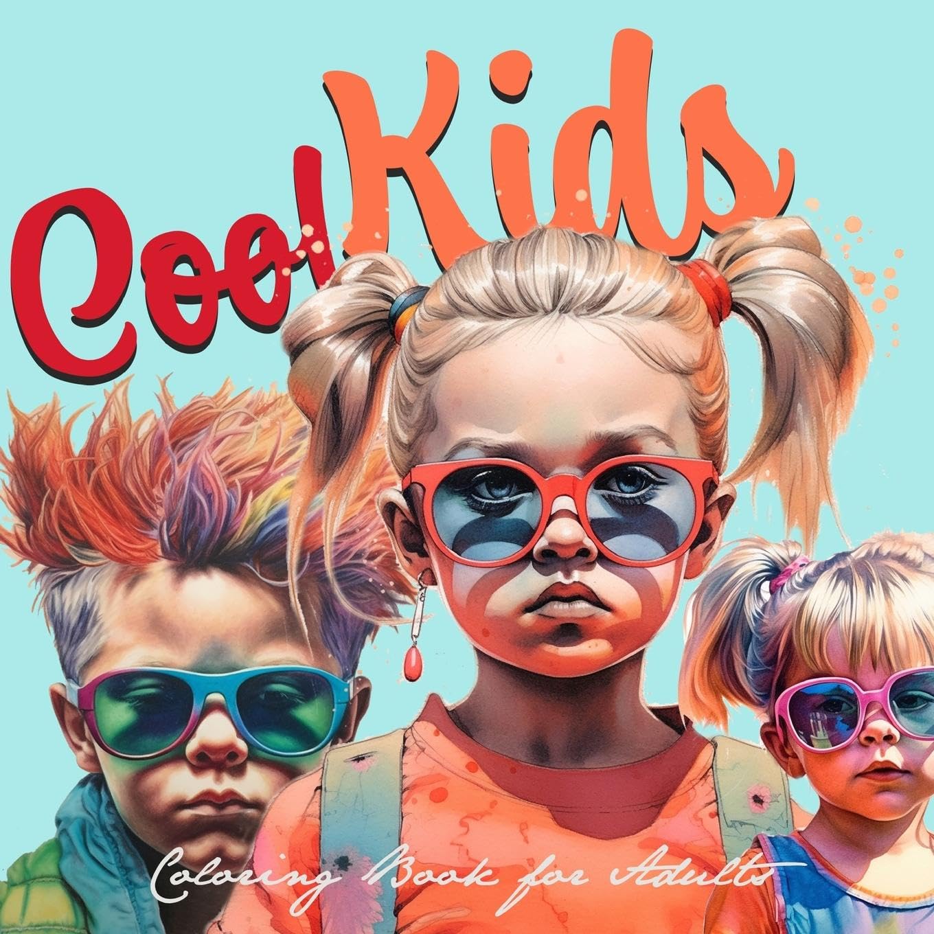 Cool Kids Coloring Book for Adults Photography