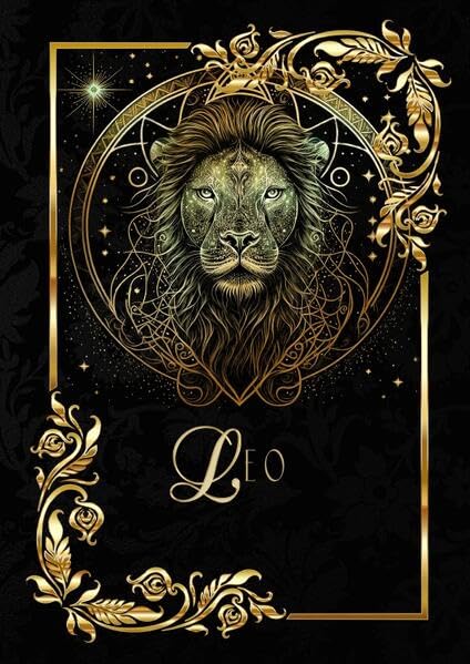 Astrologie Notizbücher / Zodiac Leo Notebook: Konstellation Notizbuch | Horoskop: Sternzeichen Löwe | DIN A5 Glossy Hardcover | 136 blanko Seiten 90 g/m2 Manga