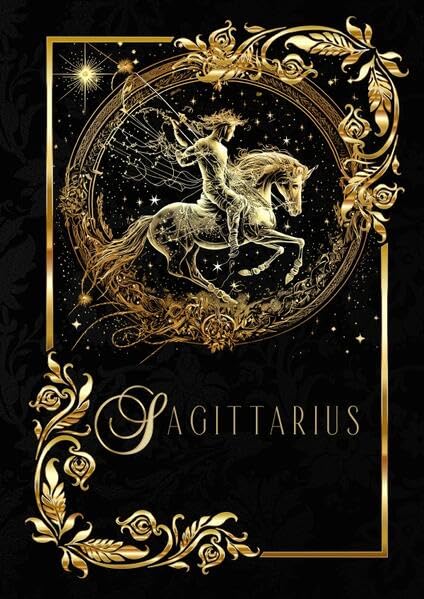 Astrologie Notizbücher / Zodiac Sagittarius Notebook: Konstellation Notizbuch | Horoskop: Sternzeichen Schütze | DIN A5 Glossy Hardcover | 136 blanko Seiten 90 g/m2 Manga