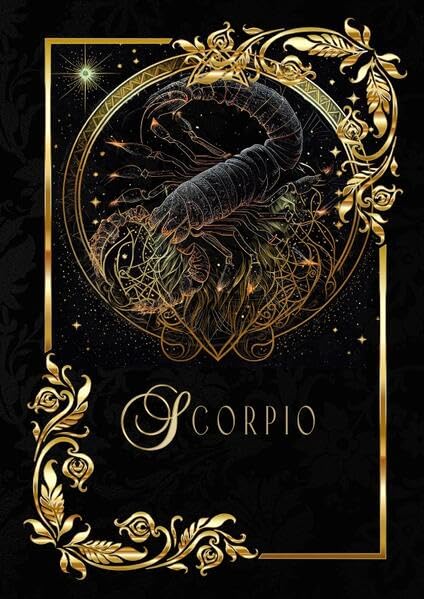 Astrologie Notizbücher / Zodiac Scorpio Notebook: Konstellation Notizbuch | Horoskop: Sternzeichen Skorpion | DIN A5 Glossy Hardcover | 136 blanko Seiten 90 g/m2 Manga