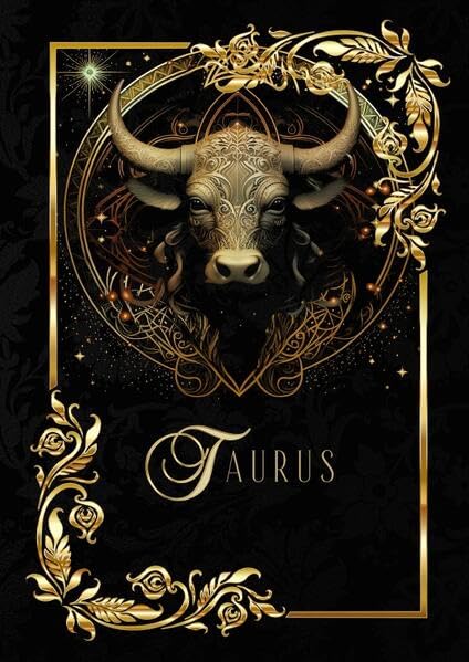 Astrologie Notizbücher / Zodiac Taurus Notebook: Konstellation Notizbuch | Horoskop: Sternzeichen Stier | DIN A5 Glossy Hardcover | 136 blanko Seiten 90 g/m2 Manga