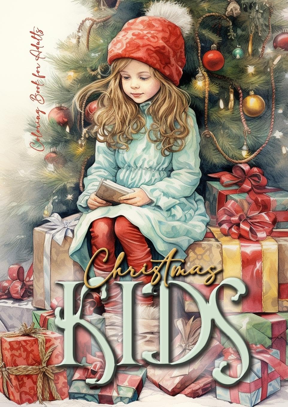 Christmas Kids Coloring Book for Adults Manga
