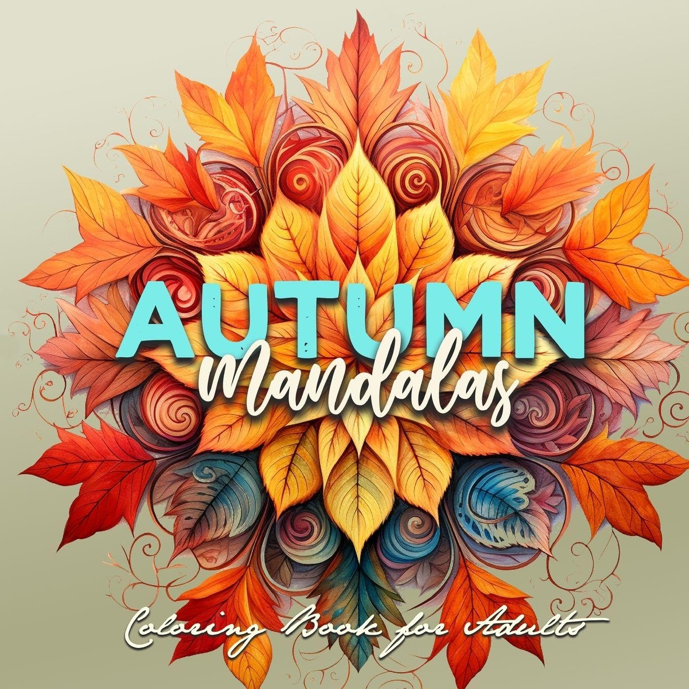 Autumn Mandalas Coloring Book for Adults Film, Art & Culture