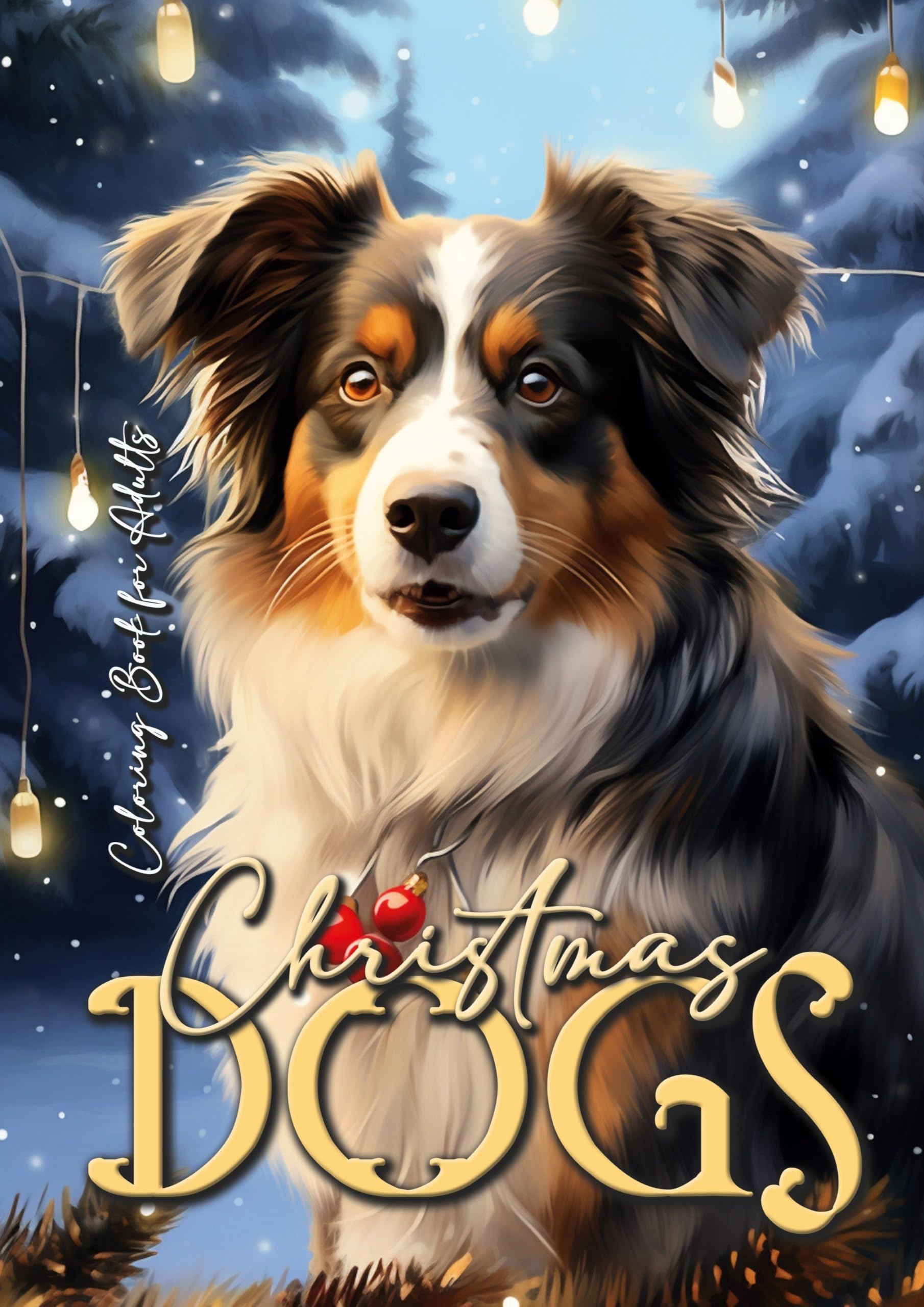 Christmas Dogs Coloring Book for Adults Hobbies & Crafts
