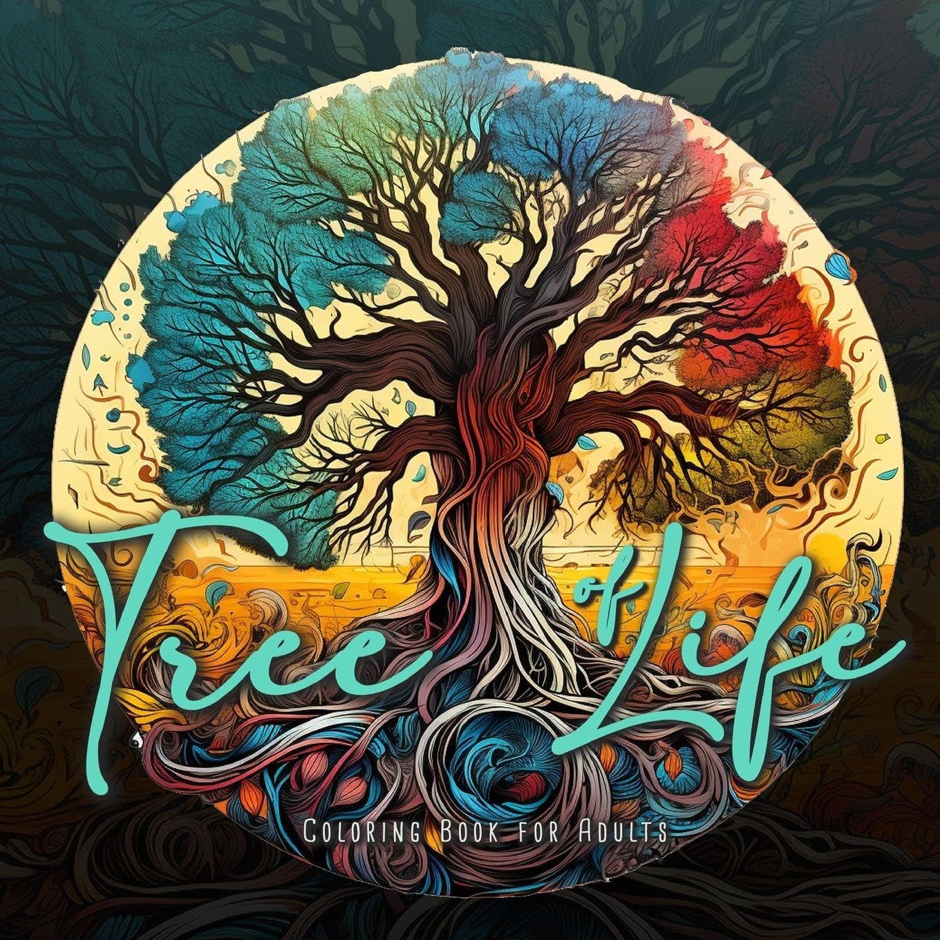 Tree of Life Coloring Book for Adults Film, Art & Culture