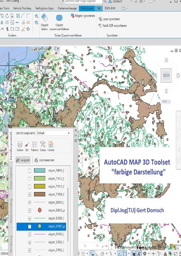 Civil 3D Version 2023 / AutoCAD MAP 3D Toolset, "farbige Darstellung" (für Anwender): 6. Buch, Autodesk GIS Anwendung (mit Übungsbeispielen) Business & Technology