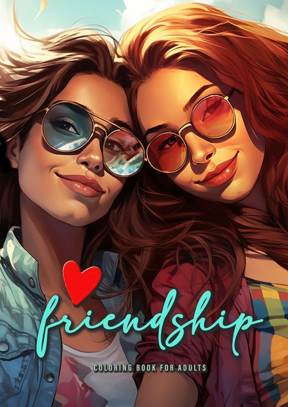 Friendship Coloring Book for Adults Film, Art & Culture
