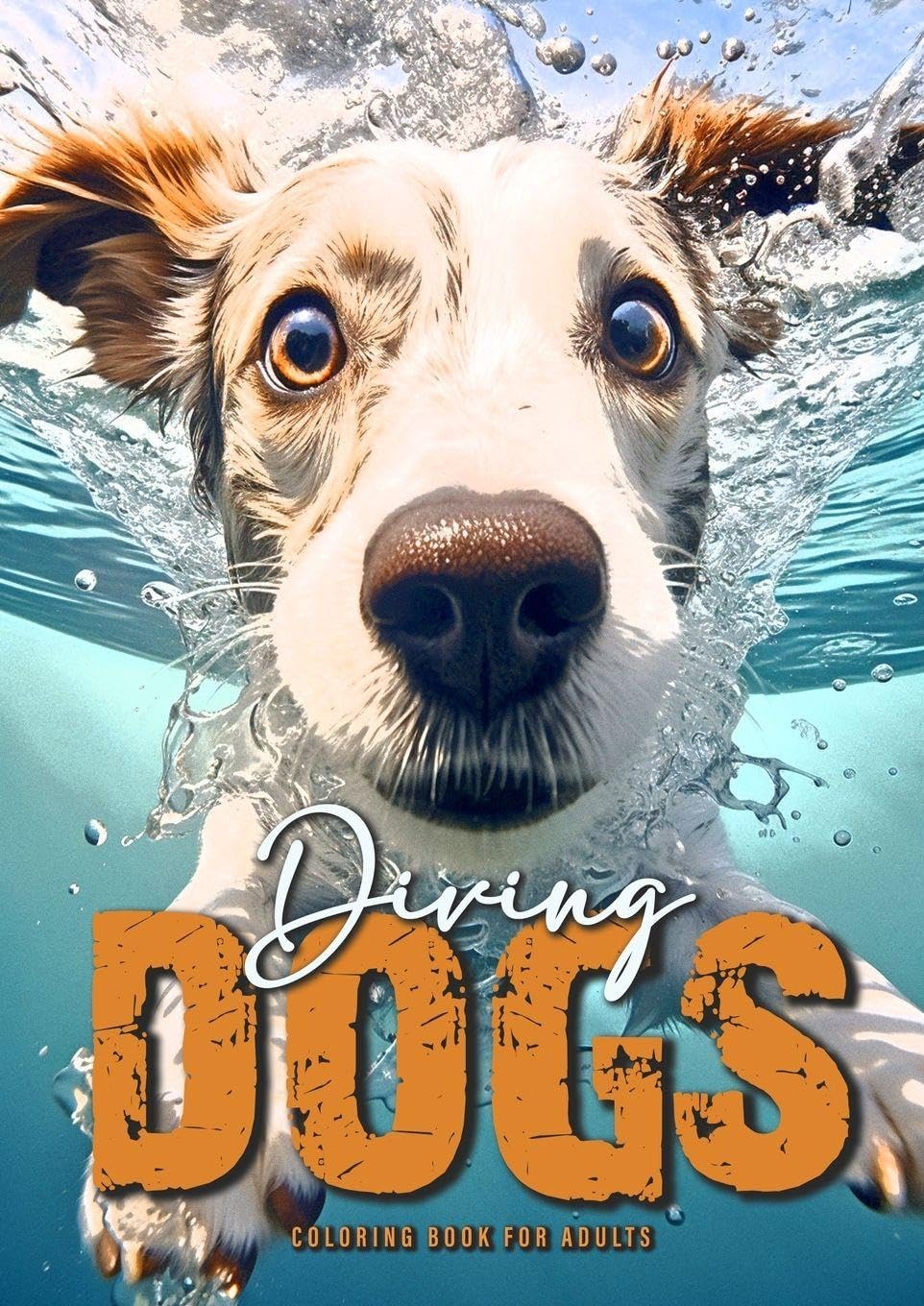 Diving Dogs Coloring Book for Adults Hobbies & Crafts
