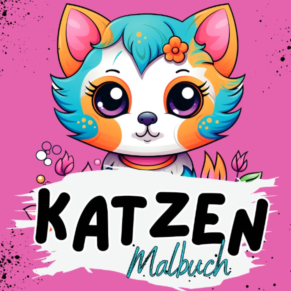 Malbuch Katze: Katzen Malbuch mit wunderschönen Vorlagen im Cartoon Stil. Katzenmalbuch. Katzen Malbuch. (Malbuch Tiere) Film, Art & Culture