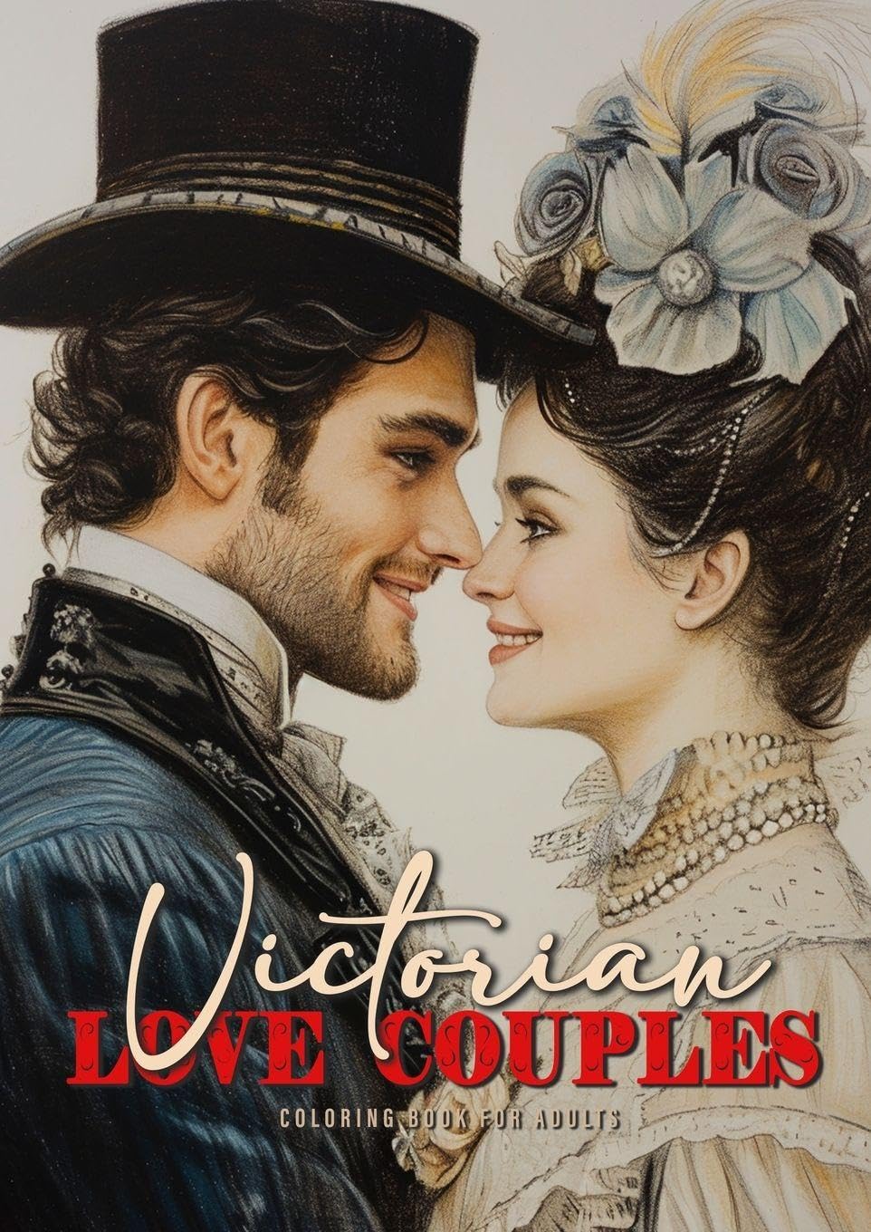 Victorian Love Couples Coloring Book for Adults Hobbies & Crafts